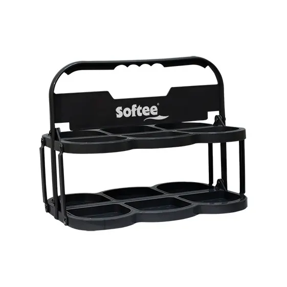 PORTABOTELLAS PLEGABLE DELUXE PARA 6 BOTELLAS